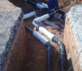 Creación de red de distribución de energía térmica desde calderas experimentales a todas las instalaciones en Lubia (Soria)